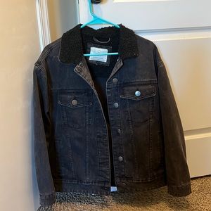 Oversized Black Jean Jacket